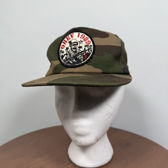 Rare Sample Obey Camo Army Hat - Picture 1 of 5